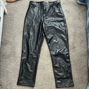 Black Leather Pants